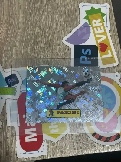 Lámina Panini de fútbol holográfica - miniatura 2