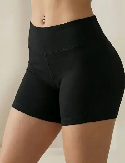 Shorts deportivos negros y azul C/U - miniatura 1