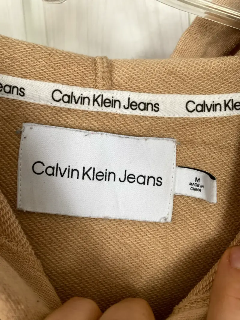 Polerón Calvin Klein beige - 3