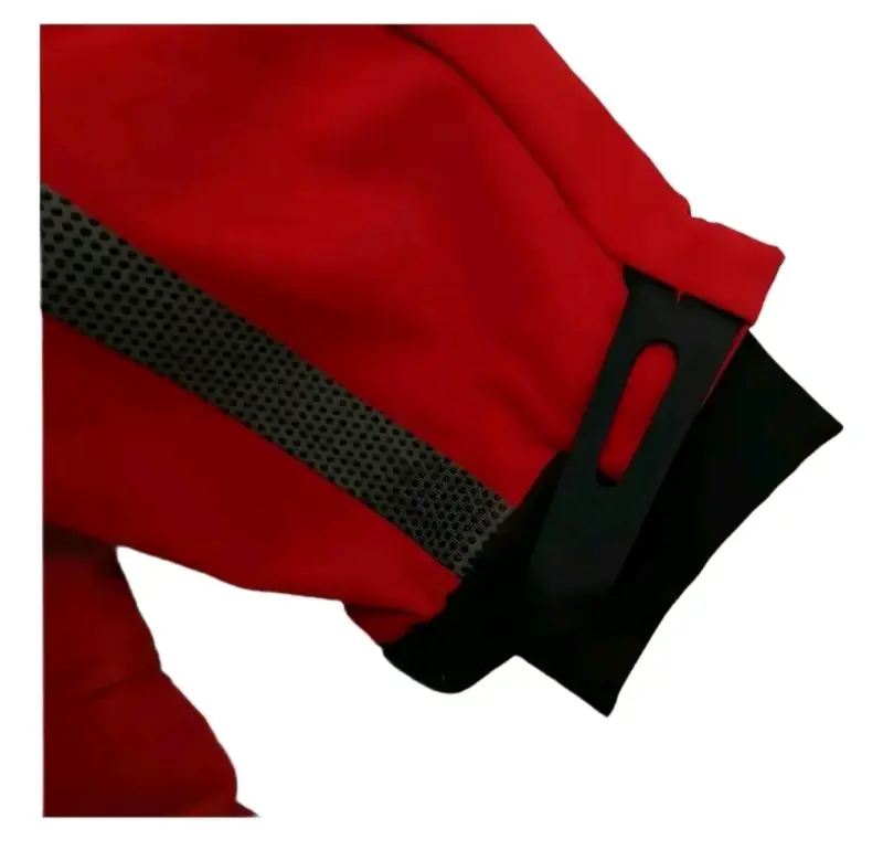 Parka Hombre Hardwork Wolf Roja Impermeable Invier - 5