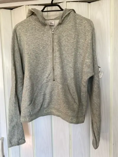 Polerón gris Calvin Klein - miniatura 1