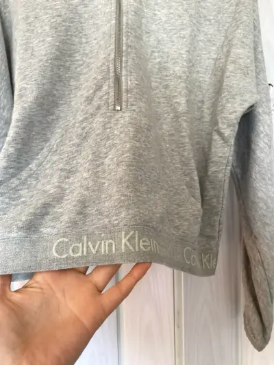 Polerón gris Calvin Klein - miniatura 3