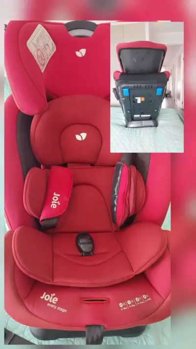 Silla de auto infantil roja marca Joie - miniatura 2