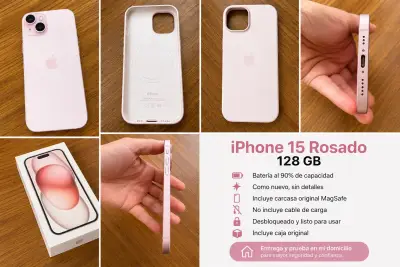 iPhone 15 Rosado 128 GB - miniatura 1