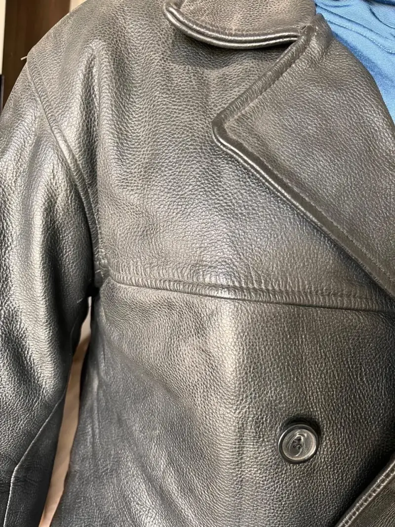 Chaqueta cuero negro hombre - 5