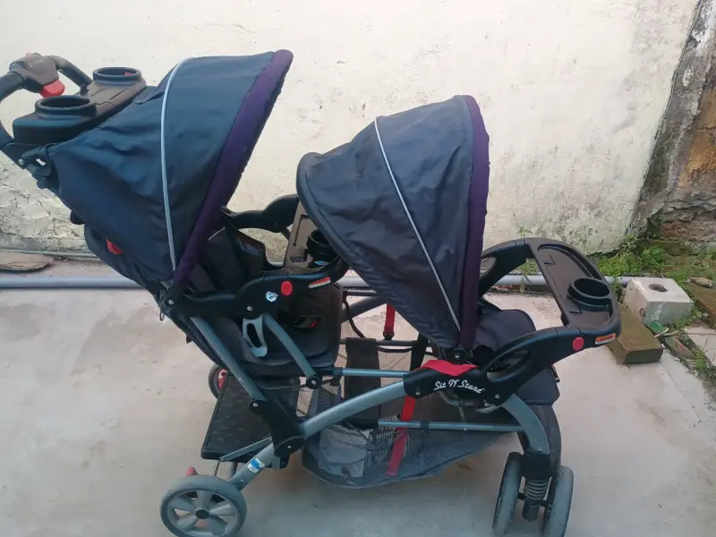 Coche doble sit n'stand plegable - 5