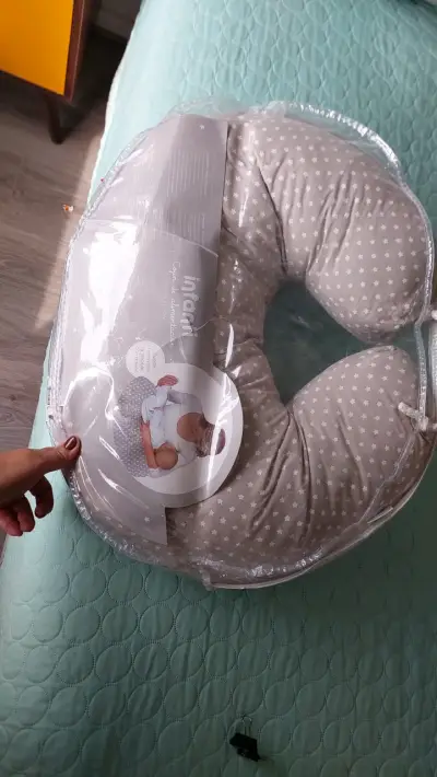 Cojín de lactancia Infanti gris - miniatura 1