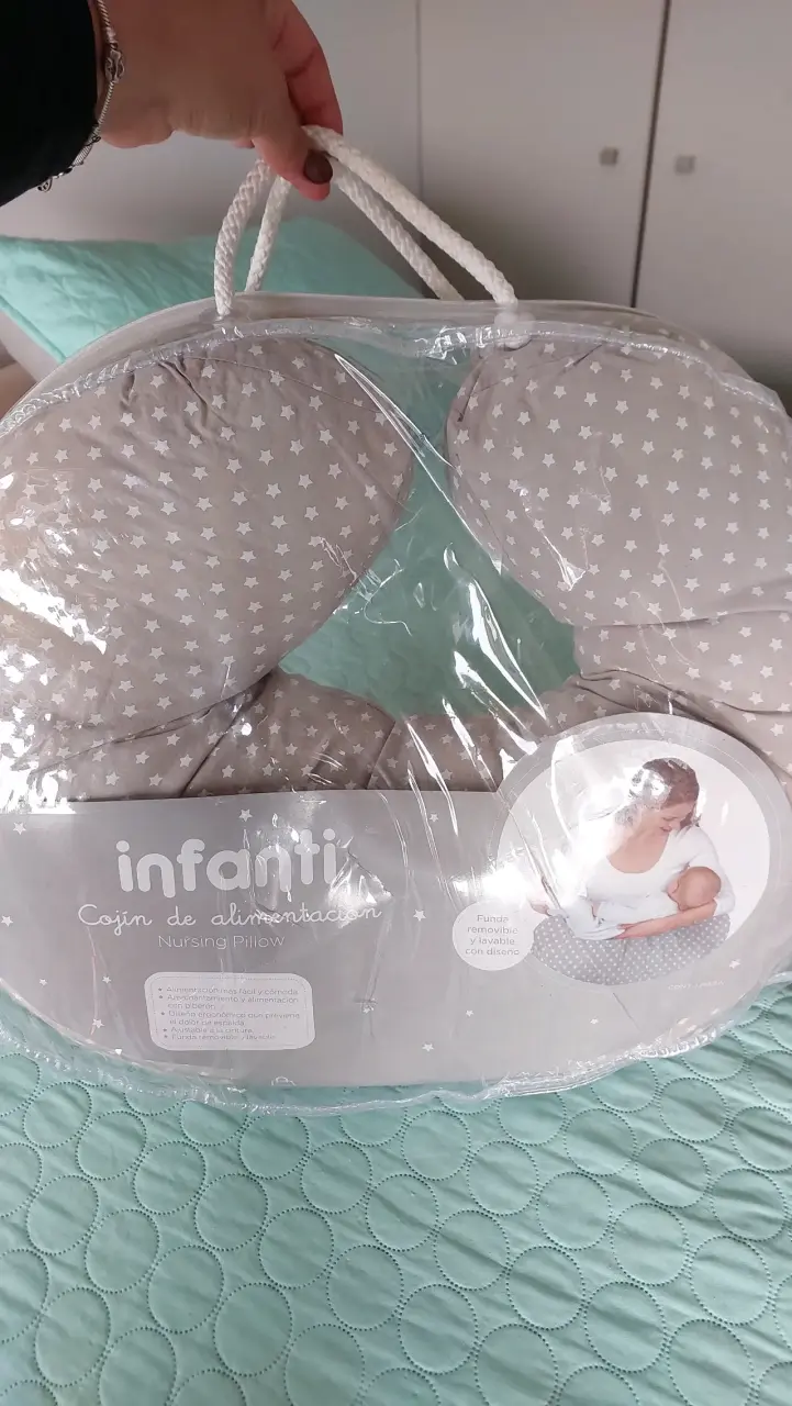 Cojín de lactancia Infanti gris - 3