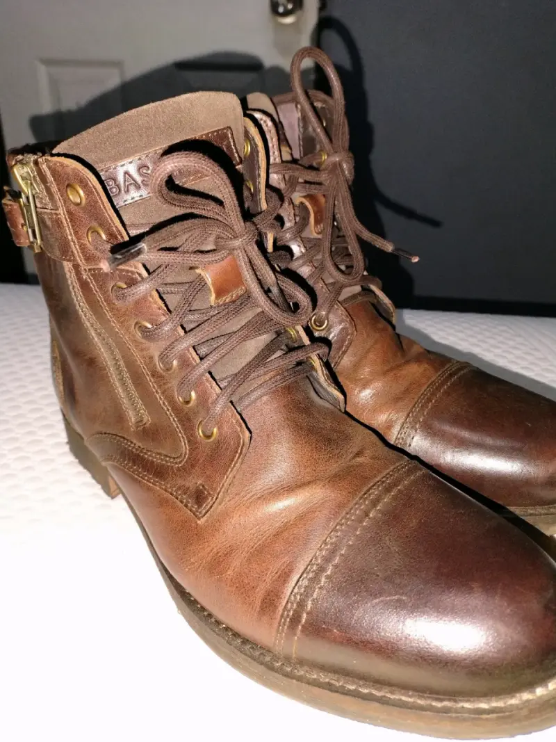 Botas de 100% cuero marrón Basement - 6
