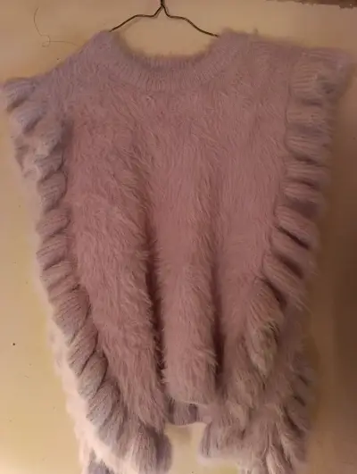 Chaleco de peluche lila - miniatura 2
