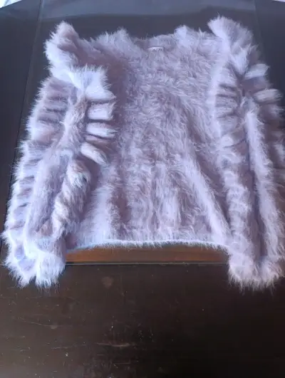 Chaleco de peluche lila - miniatura 4