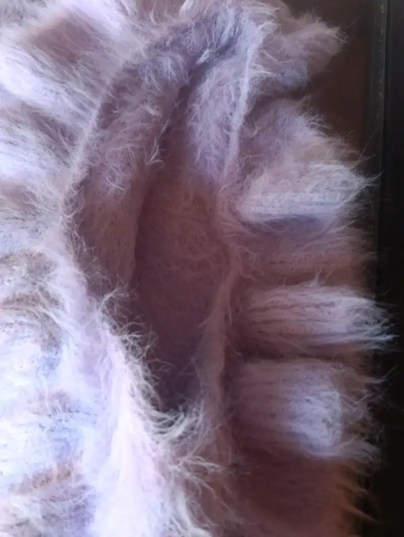 Chaleco de peluche lila - 6