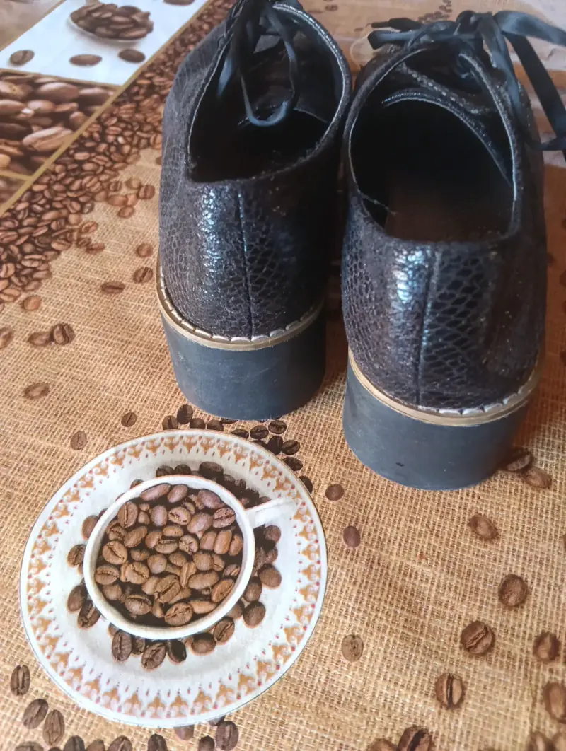 Zapatos negros de cuero sintético - 3