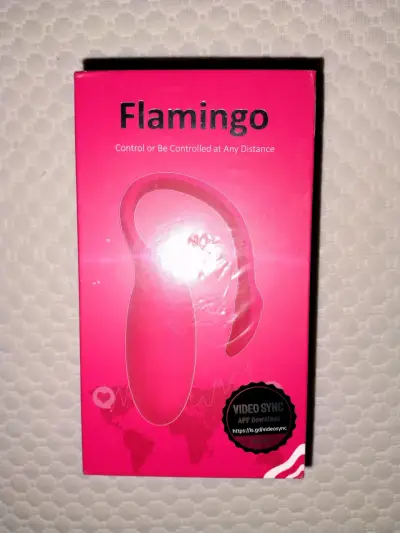 Juguete masajeador Flamingo rosa - miniatura 2