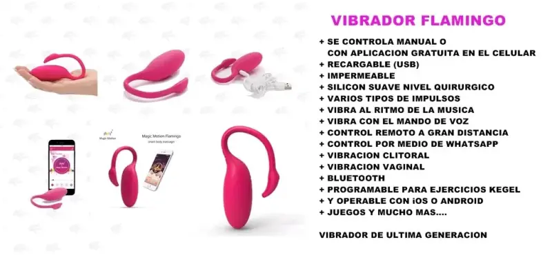 Juguete masajeador Flamingo rosa - 3