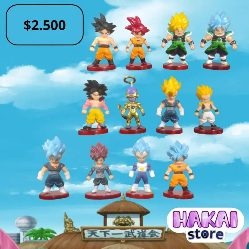Set figuras coleccionables anime