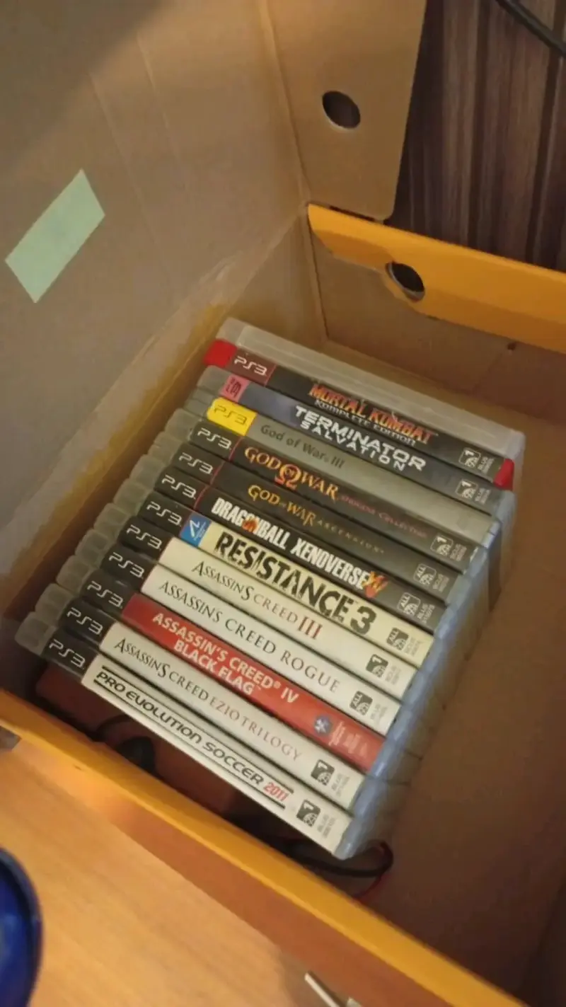 Colección de juegos PS3 en caja
