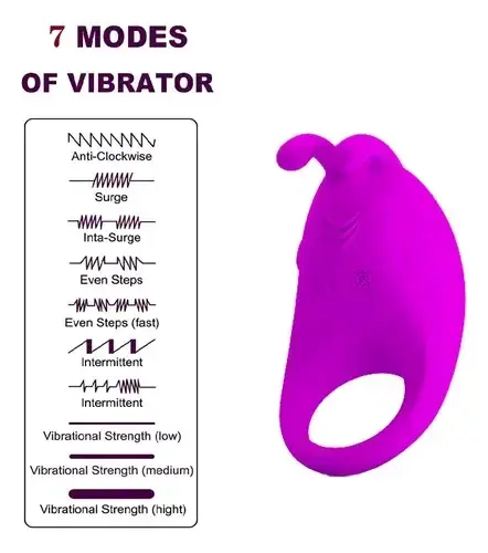 Vibrador recargable Pretty Love - 3