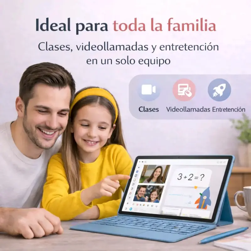 Tablet  20GB RAM 128GB  teclado mouse lapizla - 2