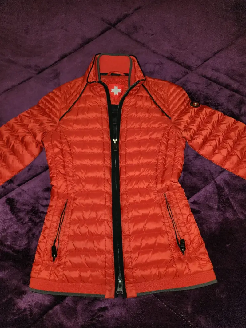 Chaqueta acolchada roja mujer - 1