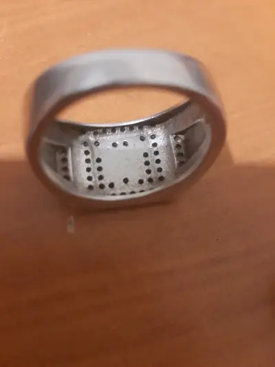 Anillo de plata microzircones - miniatura 3