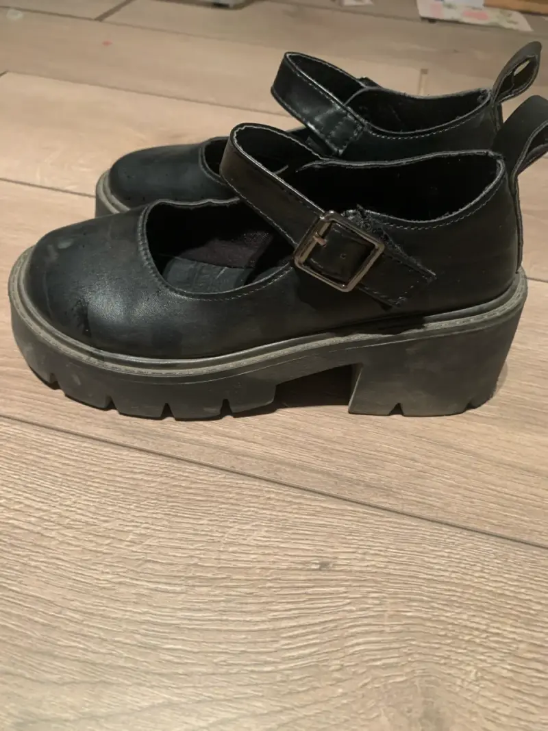 Zapatos Mary Jane negros - 2