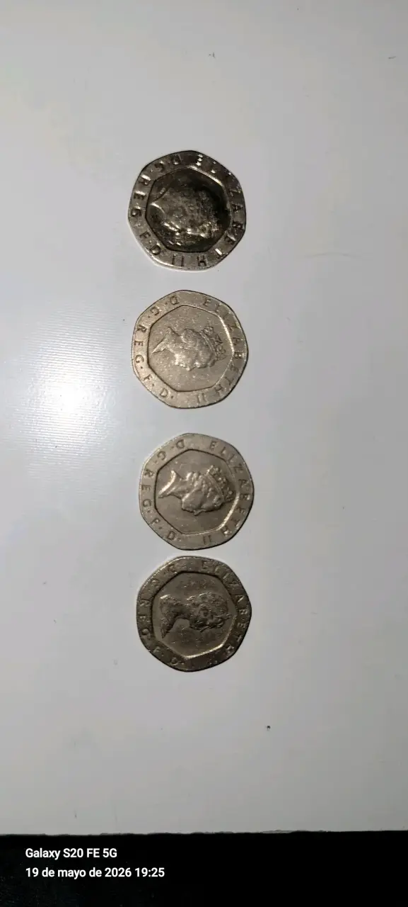 Monedas de colección 20 peniques - 2