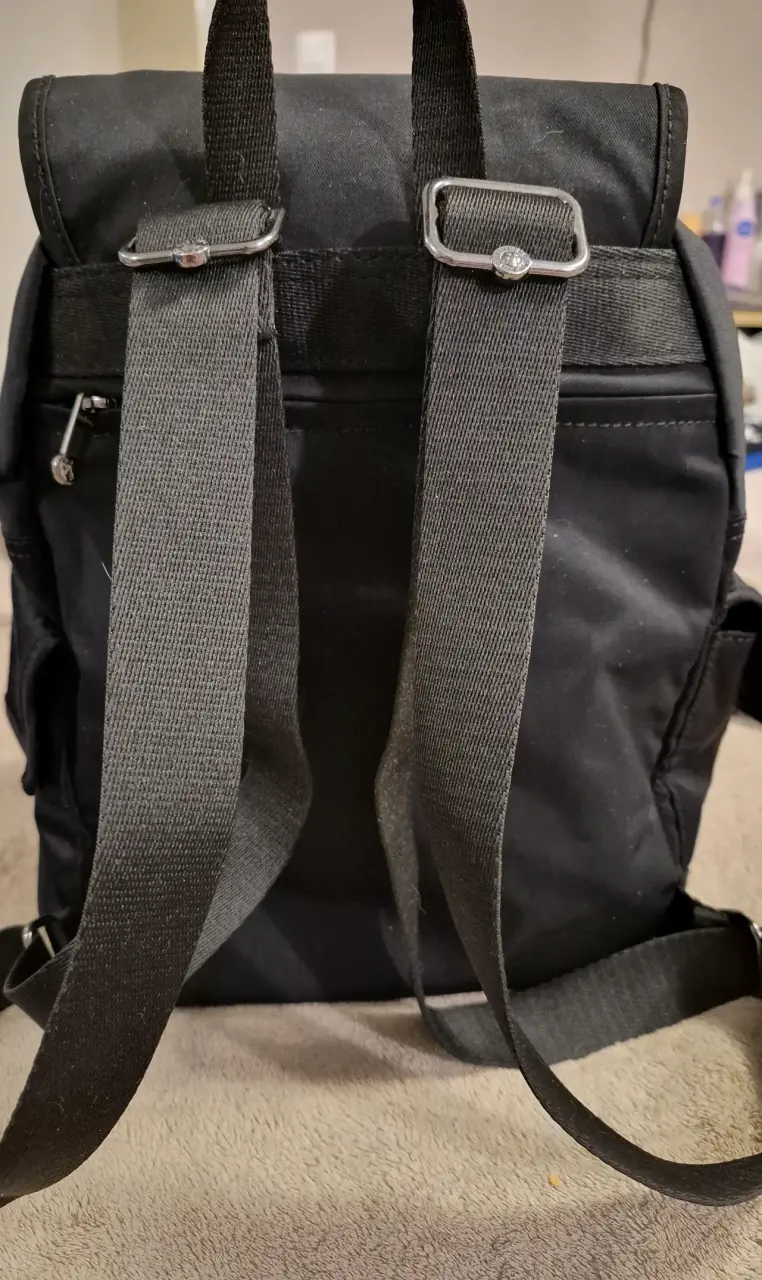 Mochila negra casual kipling - 5