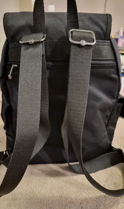 Mochila negra casual kipling - miniatura 5