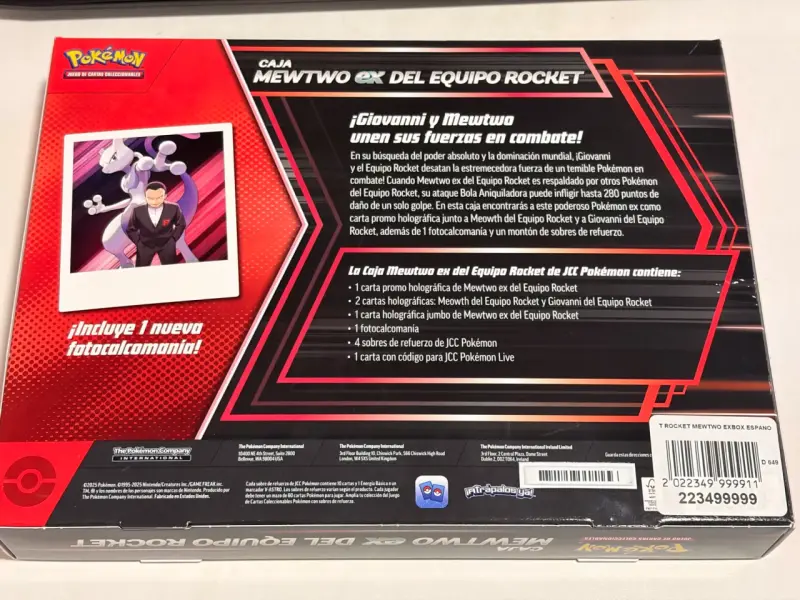 Caja Mewtwo EX Equipo Rocket - 2
