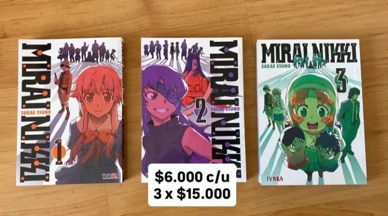Colección Mirai Nikki 1-3
