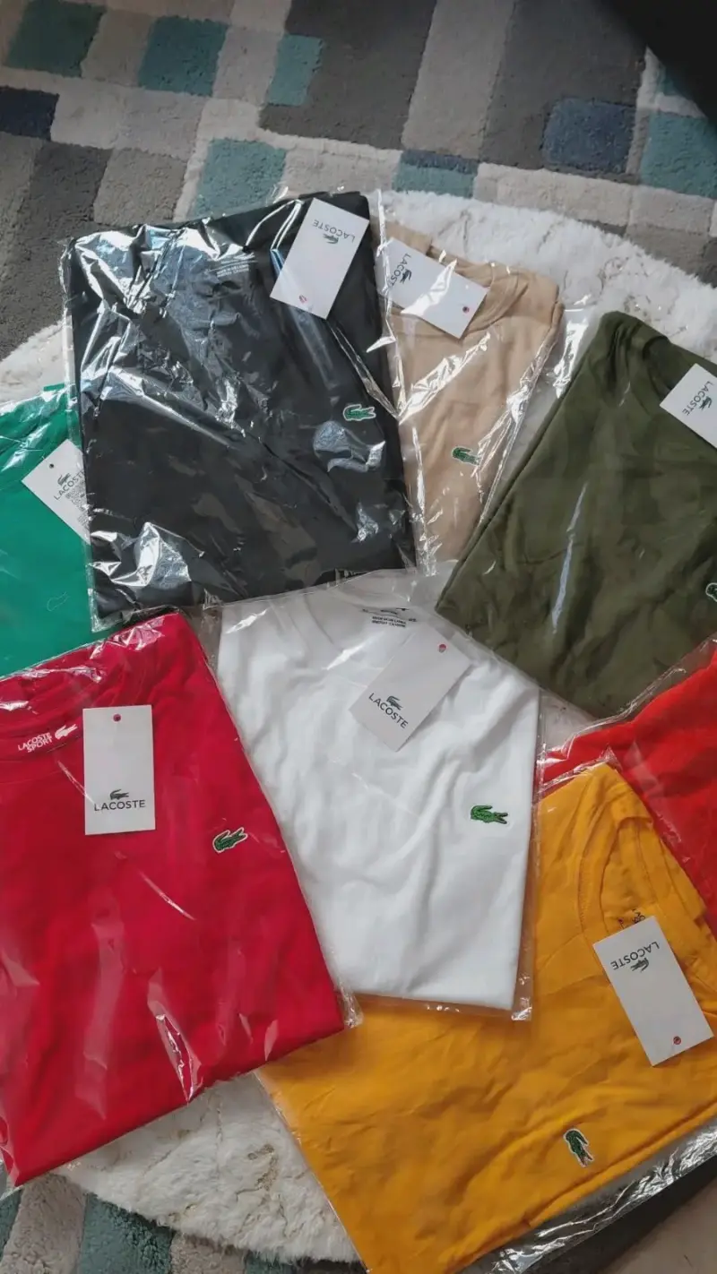 Pack de poleras Lacoste de colores - 1