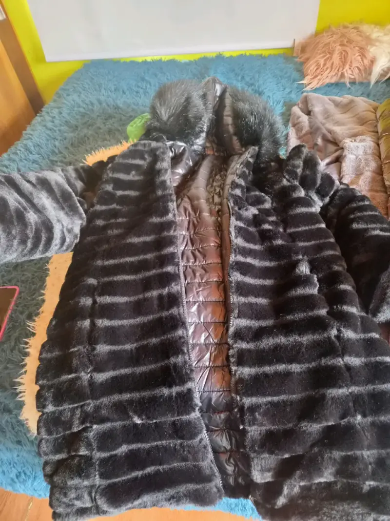Abrigo estilo animal print - 4