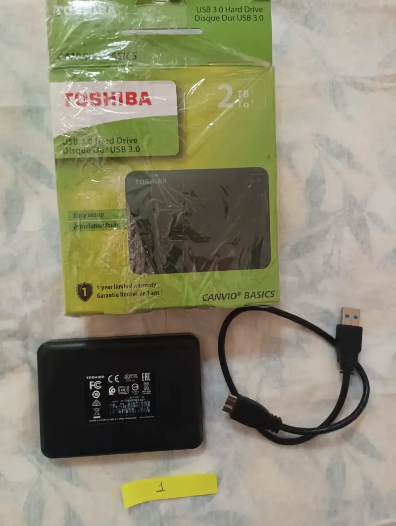 Disco Duro Externo Toshiba 2TB - 1