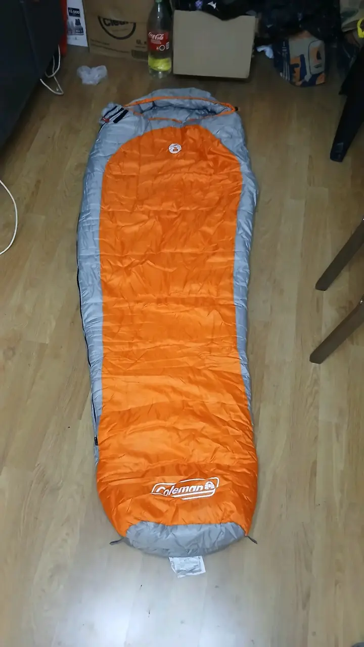 Saco de dormir Coleman naranja - 1