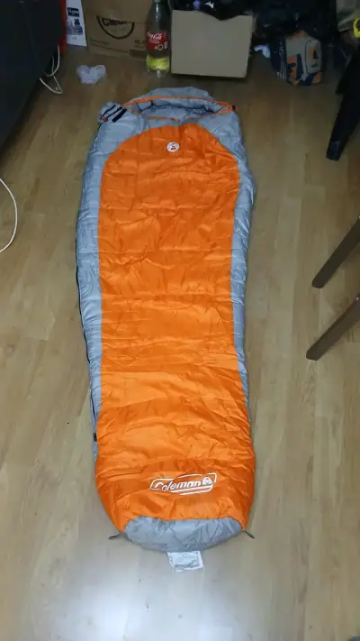 Saco de dormir Coleman naranja - miniatura 1