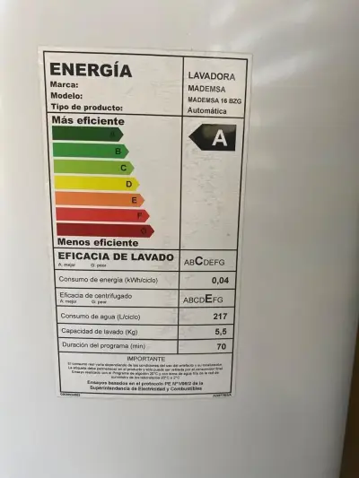 Lavadora automática Mademsa - miniatura 5