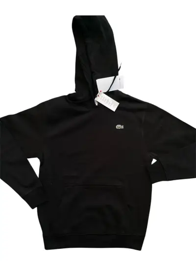 Polerón negro con capucha - miniatura 1
