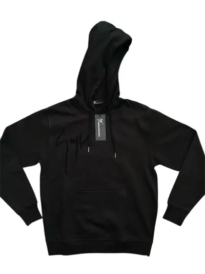 Polerón negro con capucha - miniatura 3