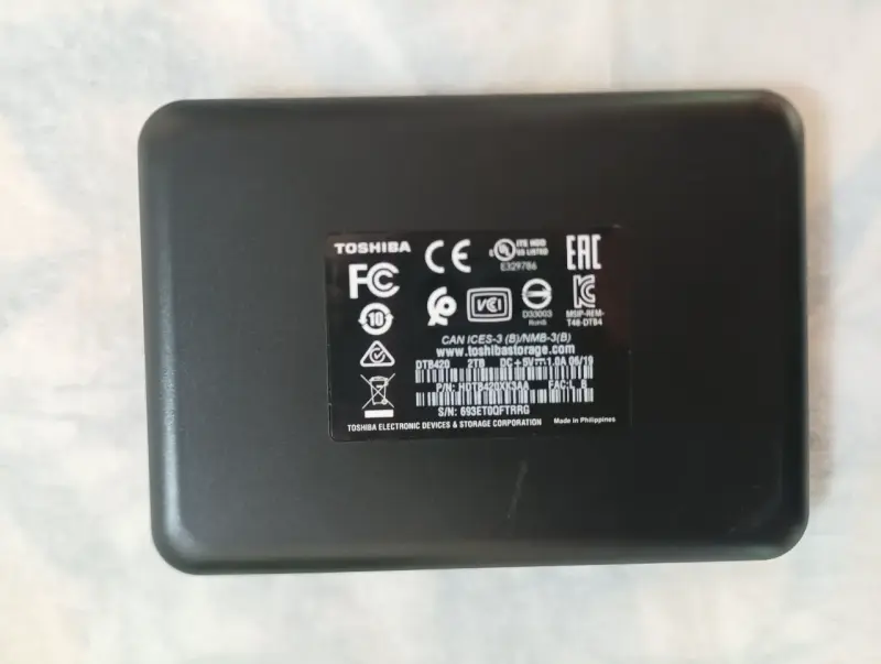 Disco Duro Externo Toshiba Canvio Basics - 2TB - 2