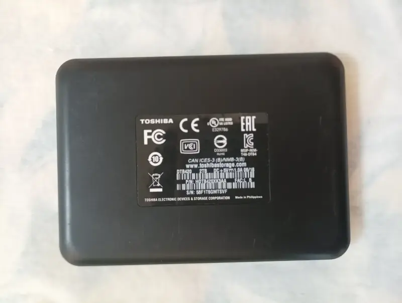 Disco Duro Externo Toshiba Canvio Basics - 2TB - 2