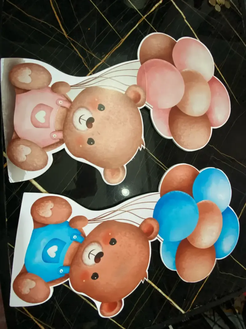 Decoración de ositos con globos - 1