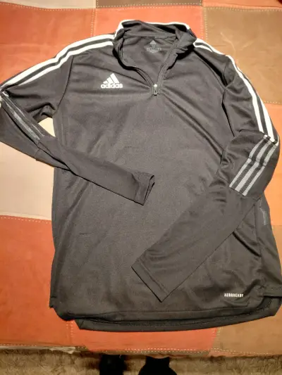 Polerón deportivo Adidas negro - miniatura 1