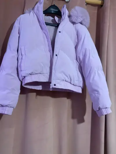 Chaqueta acolchada lila - miniatura 1