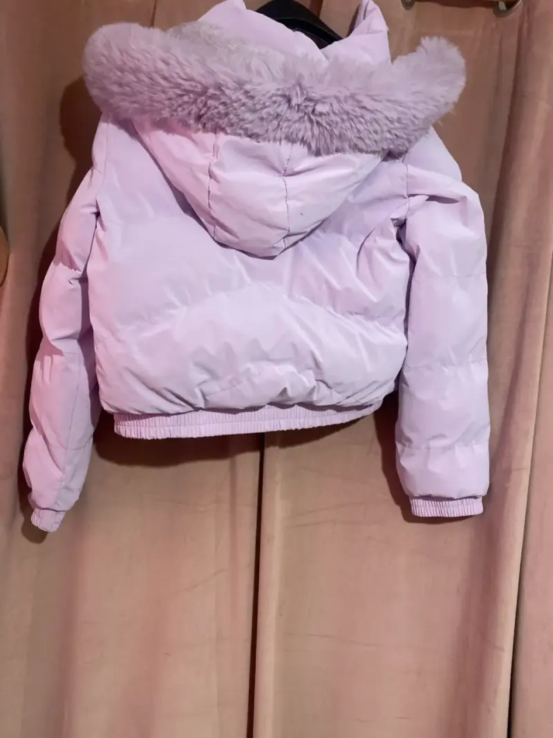 Chaqueta acolchada lila - 2