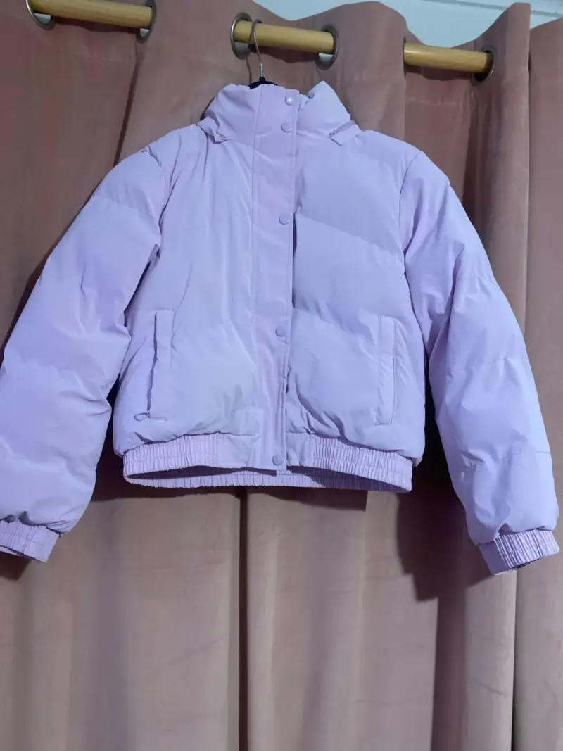 Chaqueta acolchada lila - 3
