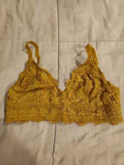 Bralette encaje amarillo - miniatura 1