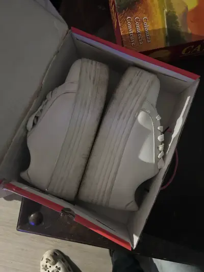 Zapatillas blancas de plataforma - miniatura 5