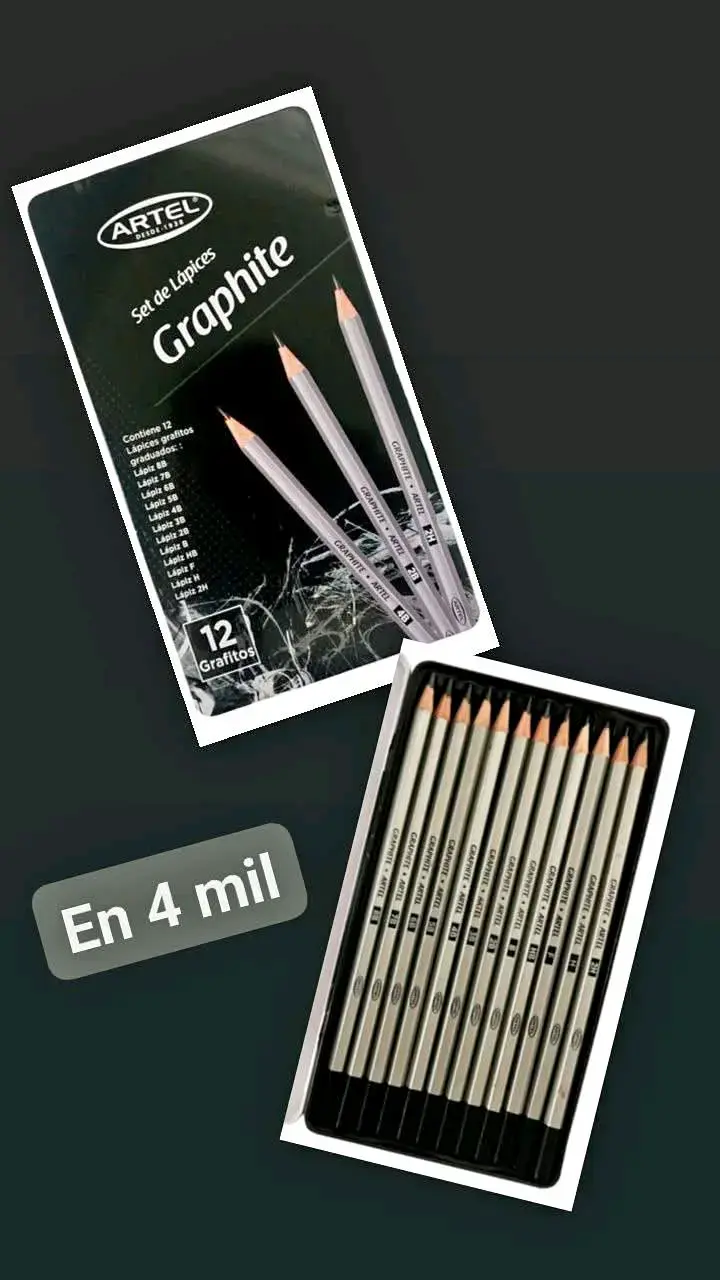 Set de lápices de grafito Artel