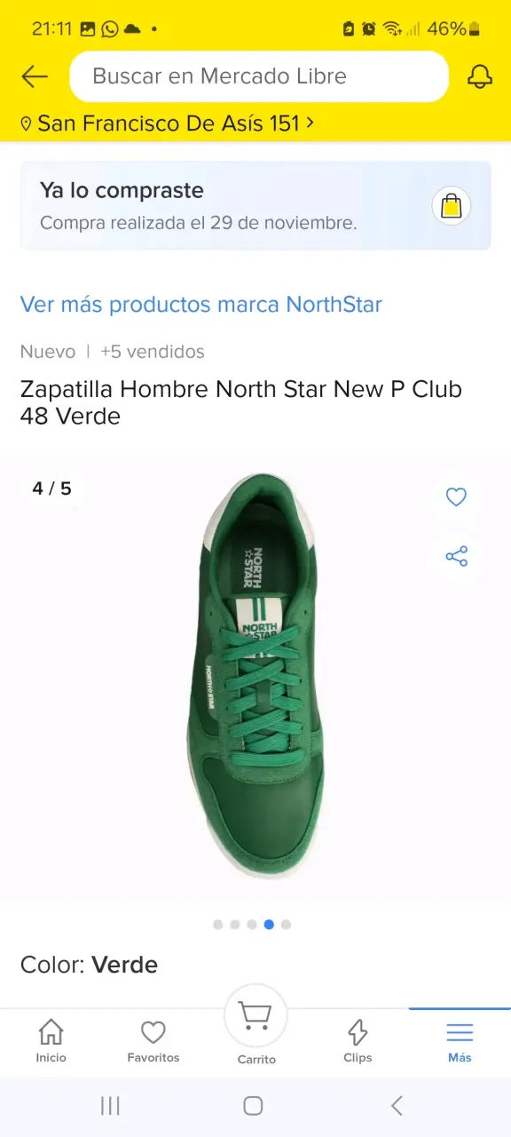 Zapatillas verde North Star unisex - 3
